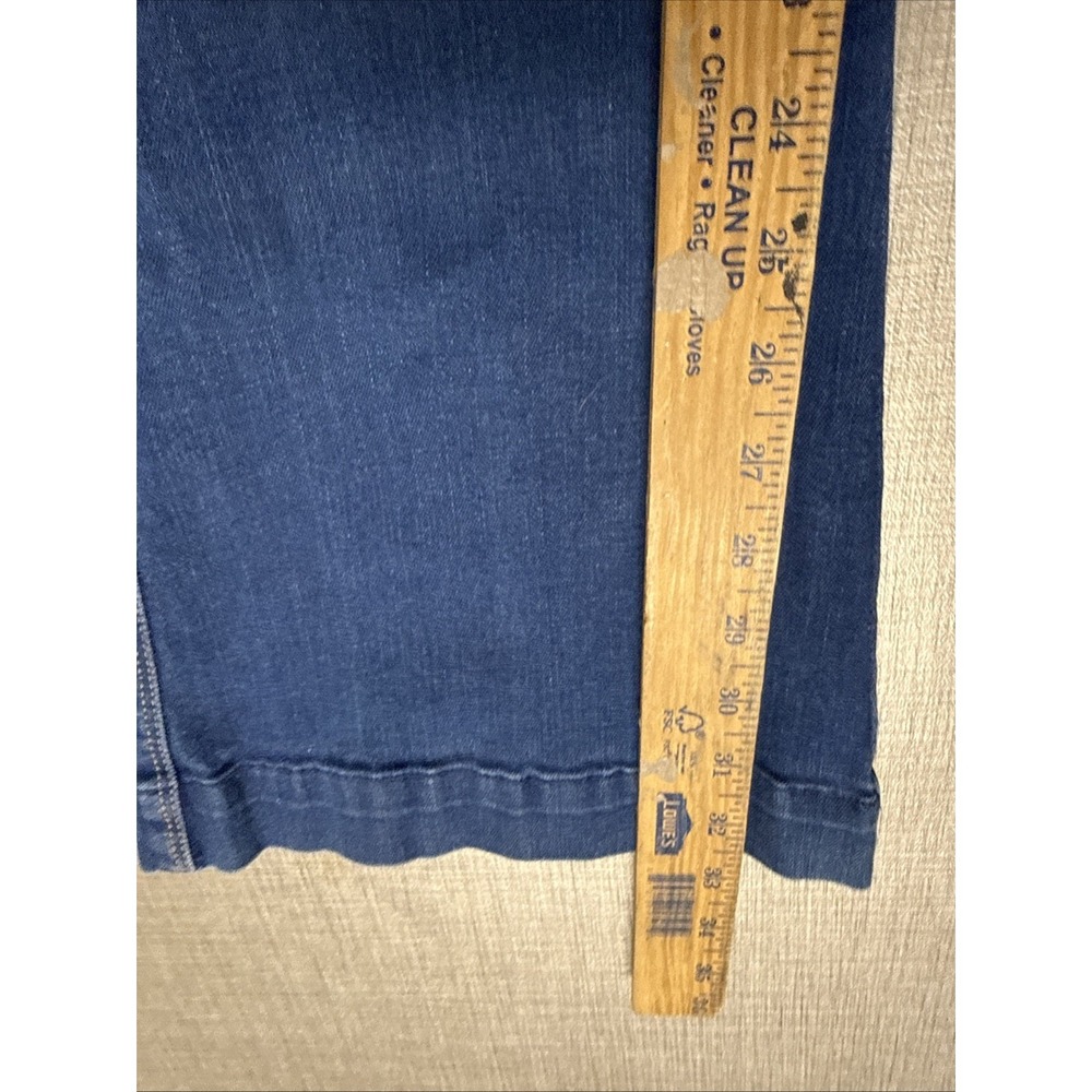 Seven For All Women's Blue High Rise Bootcut Flare Denim Jeans Pants Sz 28 - Picture 6 of 9
